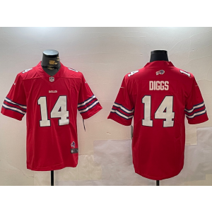Nike Bills 14 Stefon Diggs Red Vapor Limited Men Jersey Nike Bills 14 Stefon Diggs Red Vapor Limited Men Jersey