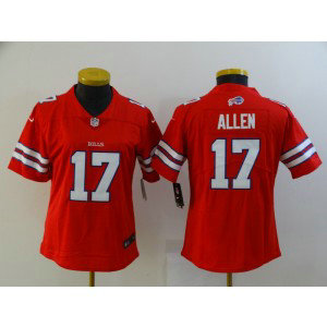 Nike Bills 17 Josh Allen Red Vapor Untouchable Limited Women Jersey Nike Bills 17 Josh Allen Red Vapor Untouchable Limited Women Jersey