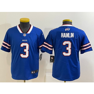 Nike Bills 3 Damar Hamlin Blue Vapor Untouchable Limited Youth Jersey Nike Bills 3 Damar Hamlin Blue Vapor Untouchable Limited Youth Jersey