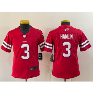 Nike Bills 3 Damar Hamlin Red Vapor Untouchable Limited Youth Jerse Nike Bills 3 Damar Hamlin Red Vapor Untouchable Limited Youth Jerse