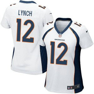 Nike Broncos 12 Paxton Lynch White Women 2016 NFL Draft New Jersey Nike Broncos 12 Paxton Lynch White Women 2016 NFL Draft New Jersey