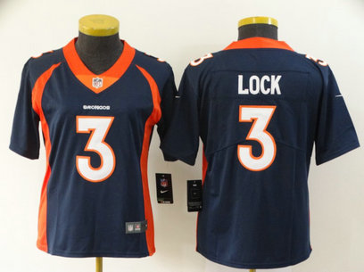 Nike Broncos 3 Drew Lock Navy Women Vapor Untouchable Limited Jersey Nike Broncos 3 Drew Lock Navy Women Vapor Untouchable Limited Jersey