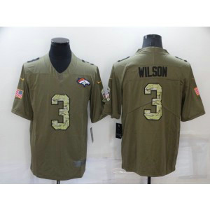 Nike Broncos 3 Russell Wilson Camo Salute to Service Limited Men Jersey