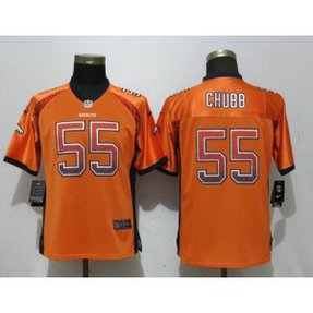 Nike Broncos 55 Bradley Chubb Orange Drift Fashion Women Jersey Nike Broncos 55 Bradley Chubb Orange Drift Fashion Women Jersey