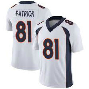 Nike Broncos 81 Tim Patrick White Vapor Untouchable Limited Men Jersey