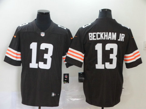Nike Browns 13 Odell Beckham Jr. Brown 2020 New Vapor Untouchable Limited Jersey Nike Browns 13 Odell Beckham Jr. Brown 2020 New Vapor Untouchable Limited Jersey