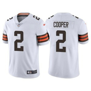Nike Browns 2 Amari Cooper White Vapor Untouchable Limited Men Jersey Nike Browns 2 Amari Cooper White Vapor Untouchable Limited Men Jersey