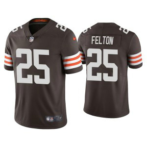 Nike Browns 25 Demetric Felton 2021 Brown Vapor Untouchable Limited Men Jersey Nike Browns 25 Demetric Felton 2021 Brown Vapor Untouchable Limited Men Jersey