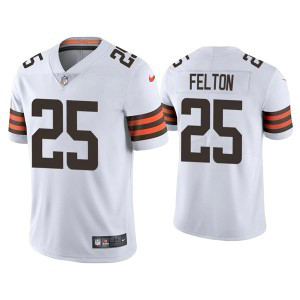 Nike Browns 25 Demetric Felton 2021 White Vapor Untouchable Limited Men Jersey Nike Browns 25 Demetric Felton 2021 White Vapor Untouchable Limited Men Jersey