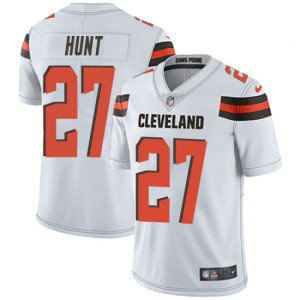 Nike Browns 27 Kareem Hunt White Vapor Untouchable Limited Men Jersey Nike Browns 27 Kareem Hunt White Vapor Untouchable Limited Men Jersey