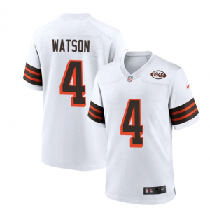 Nike Browns 4 Deshaun Watson White 1946 Collection Vapor Untouchable Limited Men Jersey