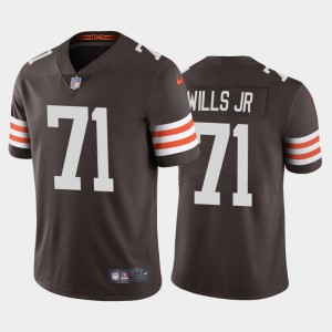 Nike Browns 71 Jedrick Wills Brown 2020 NFL Draft Vapor Limited Men Jersey Nike Browns 71 Jedrick Wills Brown 2020 NFL Draft Vapor Limited Men Jersey