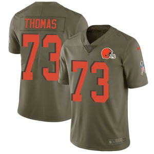 Nike Browns 73 Joe Thomas Olive Salute To Service Limited Jersey Nike Browns 73 Joe Thomas Olive Salute To Service Limited Jersey