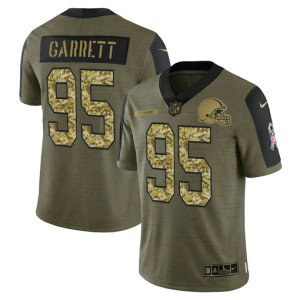 Nike Browns 95 Myles Garrett 2021 Olive Camo Salute To Service Limited Men Jersey Nike Browns 95 Myles Garrett 2021 Olive Camo Salute To Service Limited Men Jersey