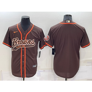 Nike Browns Blank Brown Vapor Baseball Limited Men Jersey Nike Browns Blank Brown Vapor Baseball Limited Men Jersey