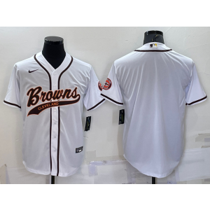 Nike Browns Blank White Vapor Baseball Limited Men Jersey Nike Browns Blank White Vapor Baseball Limited Men Jersey