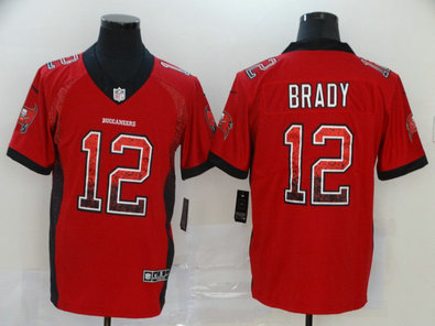 Nike Buccaneers 12 Tom Brady Red Drift Fashion Limited Jersey Nike Buccaneers 12 Tom Brady Red Drift Fashion Limited Jersey