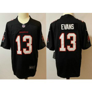 Nike Buccaneers 13 Mike Evans Black Vapor Limited Men Jersey Nike Buccaneers 13 Mike Evans Black Vapor Limited Men Jersey
