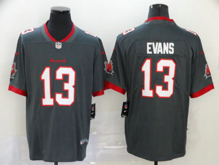 Nike Buccaneers 13 Mike Evans Gray New 2020 Vapor Untouchable Limited Jersey Nike Buccaneers 13 Mike Evans Gray New 2020 Vapor Untouchable Limited Jersey