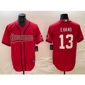Nike Buccaneers 13 Mike Evans Red Baseball Vapor Limited Men Jersey Nike Buccaneers 13 Mike Evans Red Baseball Vapor Limited Men Jersey