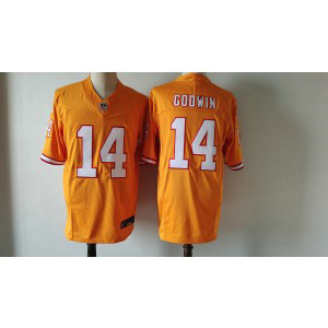 Nike Buccaneers 14 Chris Godwin Orange 2023 F.U.S.E Vapor Limited Men Jersey Nike Buccaneers 14 Chris Godwin Orange 2023 F.U.S.E Vapor Limited Men Jersey