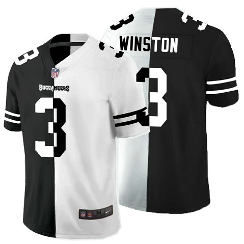 Nike Buccaneers 3 Jameis Winston Black And White Split Vapor Untouchable Limited Jersey Nike Buccaneers 3 Jameis Winston Black And White Split Vapor Untouchable Limited Jersey