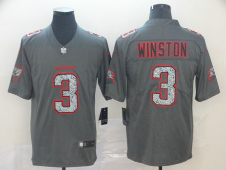 Nike Buccaneers 3 Jameis Winston Gray Camo Vapor Untouchable Limited Jersey Nike Buccaneers 3 Jameis Winston Gray Camo Vapor Untouchable Limited Jersey