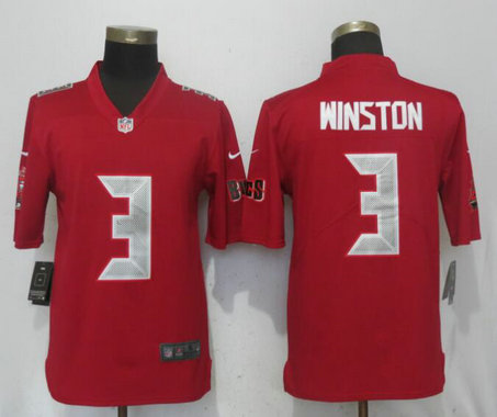 Nike Buccaneers 3 Jameis Winston Red Color Rush Limited Jersey Nike Buccaneers 3 Jameis Winston Red Color Rush Limited Jersey