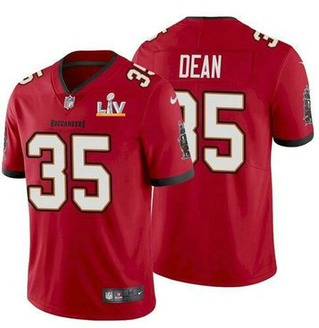 Nike Buccaneers 35 Jamel Dean Red 2021 Super Bowl LV Vapor Untouchable Limited Jersey Nike Buccaneers 35 Jamel Dean Red 2021 Super Bowl LV Vapor Untouchable Limited Jersey