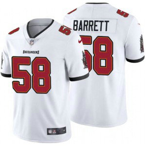 Nike Buccaneers 58 Shaquil Barrett 2020 New White Vapor Untouchable Limited Men Jersey