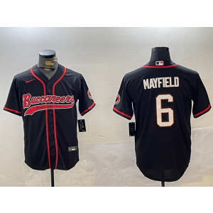 Nike Buccaneers 6 Baker Mayfield Black Vapor Baseball Limited Men Jersey Nike Buccaneers 6 Baker Mayfield Black Vapor Baseball Limited Men Jersey