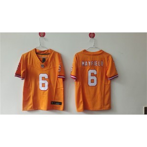 Nike Buccaneers 6 Baker Mayfield Orange F.U.S.E. Vapor Limited Youth Jersey