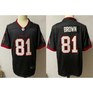 Nike Buccaneers 81 Antonio Brown Black Vapor Limited Men Jersey Nike Buccaneers 81 Antonio Brown Black Vapor Limited Men Jersey