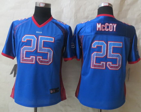 Nike Buffalo Bills #25 LeSean McCoy Drift Fashion Blue Womens Jersey Nike Buffalo Bills #25 LeSean McCoy Drift Fashion Blue Womens Jersey