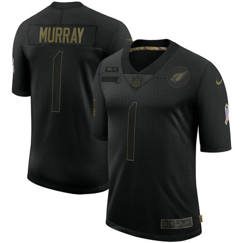 Nike Cardinals 1 Kyler Murray Black 2020 Salute To Service Limited Jersey Nike Cardinals 1 Kyler Murray Black 2020 Salute To Service Limited Jersey