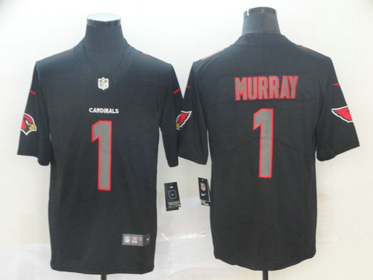 Nike Cardinals 1 Kyler Murray Black Impact Rush Limited Jersey Nike Cardinals 1 Kyler Murray Black Impact Rush Limited Jersey