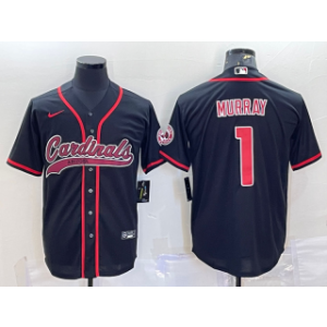 Nike Cardinals 1 Kyler Murray Black With Patch Vapor Baseball Limited Men Jersey Nike Cardinals 1 Kyler Murray Black With Patch Vapor Baseball Limited Men Jersey