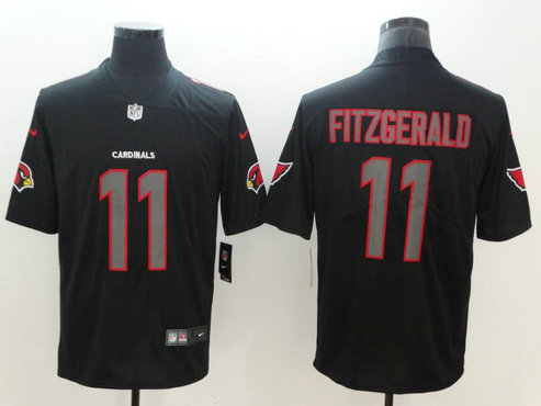 Nike Cardinals 11 Larry Fitzgerald Black Impact Limited Jersey Nike Cardinals 11 Larry Fitzgerald Black Impact Limited Jersey