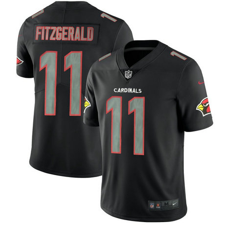 Nike Cardinals 11 Larry Fitzgerald Black Vapor Impact Limited Jersey Nike Cardinals 11 Larry Fitzgerald Black Vapor Impact Limited Jersey