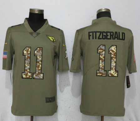 Nike Cardinals 11 Larry Fitzgerald Olive Camo Salute To Service Limited Jersey Nike Cardinals 11 Larry Fitzgerald Olive Camo Salute To Service Limited Jersey
