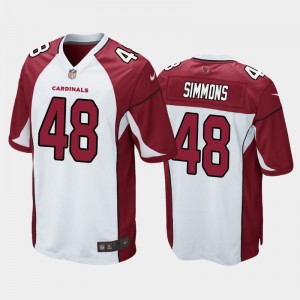 Nike Cardinals 48 Isaiah Simmons White 2020 NFL Draft Vapor Limited Men Jersey Nike Cardinals 48 Isaiah Simmons White 2020 NFL Draft Vapor Limited Men Jersey