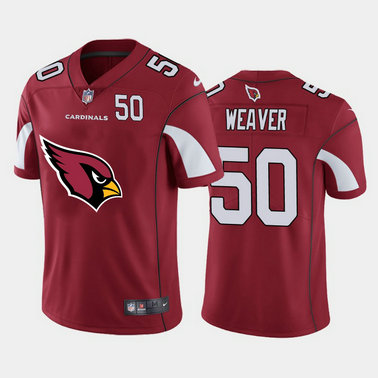 Nike Cardinals 50 Evan Weaver Red Team Big Logo Number Vapor Untouchable Limited Jersey Nike Cardinals 50 Evan Weaver Red Team Big Logo Number Vapor Untouchable Limited Jersey