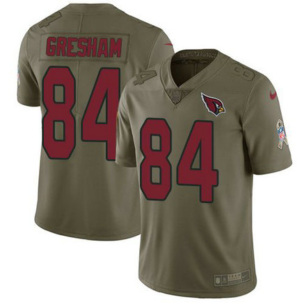 Nike Cardinals 84 Jermaine Gresham Olive Salute To Service Limited Jersey Nike Cardinals 84 Jermaine Gresham Olive Salute To Service Limited Jersey