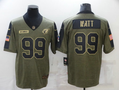 Nike Cardinals 99 J.J. Watt Olive 2021 Salute To Service Limited Jersey Nike Cardinals 99 J.J. Watt Olive 2021 Salute To Service Limited Jersey