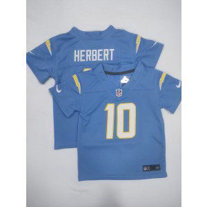 Nike Chargers 10 Justin Herbert Light Blue Toddler Jersey Nike Chargers 10 Justin Herbert Light Blue Toddler Jersey