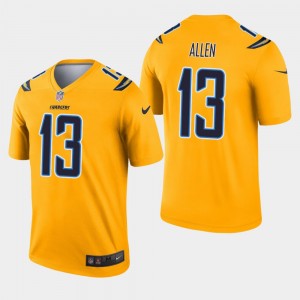 Nike Chargers 13 Keenan Allen Gold Inverted Legend Men Jersey Nike Chargers 13 Keenan Allen Gold Inverted Legend Men Jersey