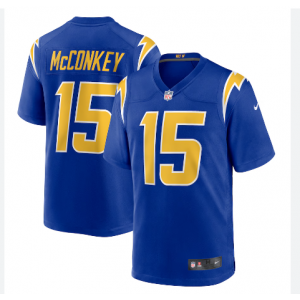 Nike Chargers 15 Ladd McConkey Blue Vapor Untouchable Limited Men Jersey Nike Chargers 15 Ladd McConkey Blue Vapor Untouchable Limited Men Jersey