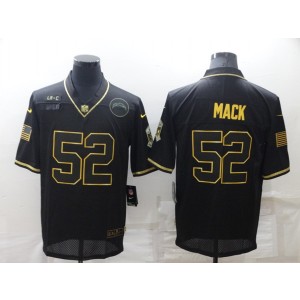 Nike Chargers 52 Khalil Mack Black Gold Salute To Service Limited Men Jersey Nike Chargers 52 Khalil Mack Black Gold Salute To Service Limited Men Jersey