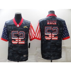 Nike Chargers 52 Khalil Mack Camo USA Flag Limited Men Jersey Nike Chargers 52 Khalil Mack Camo USA Flag Limited Men Jersey
