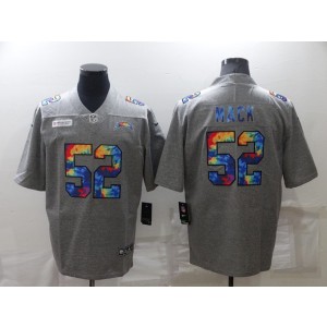 Nike Chargers 52 Khalil Mack Grey Crucial Catch Limited Men Jersey Nike Chargers 52 Khalil Mack Grey Crucial Catch Limited Men Jersey